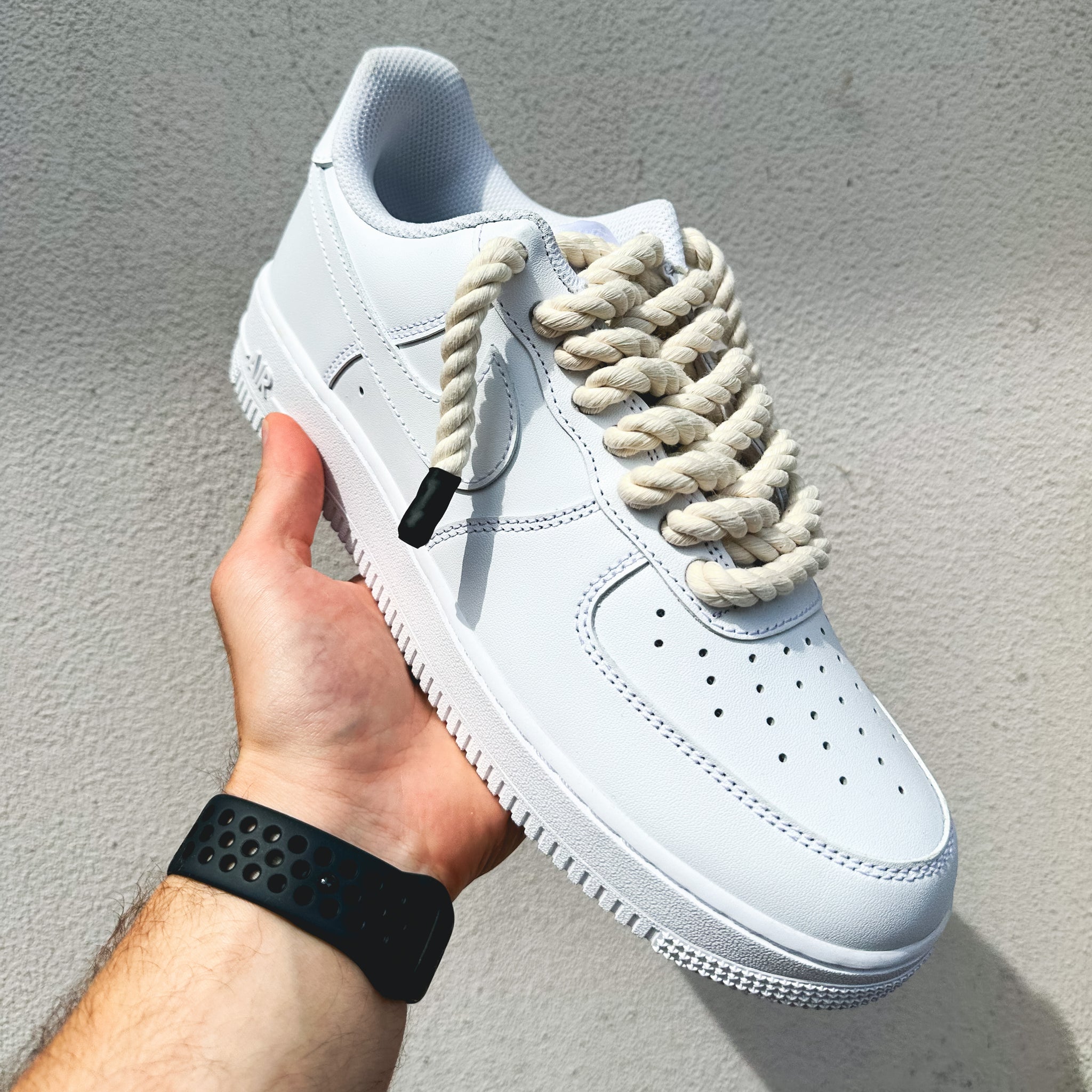 Super Chunky Thick Braided Rope AF1 Shoelaces for Air Force 1